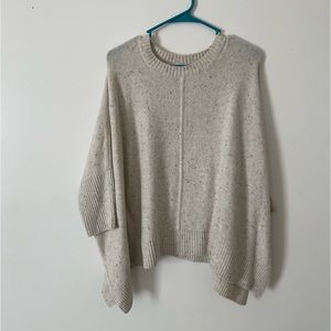 Loft speckled flowy sweater